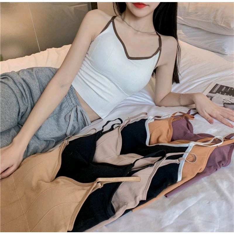 SEXYLADIES Tanktop sport tali import murah tanktop korea tanktop crop