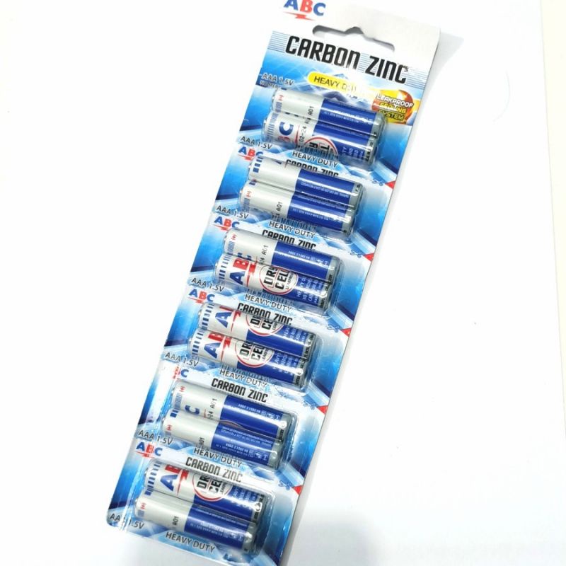 G194 batre ABC AAA / A3 CARBON batre remot tv remot AC harga 2 pcs batre batre abc original