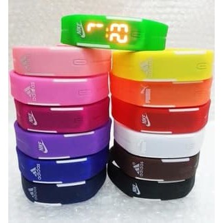 jam gelang led nike / puma / adidas