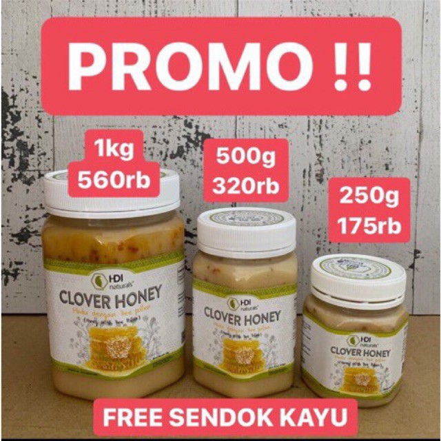 PROMO HDI CLOVER HONEY TERMURAH