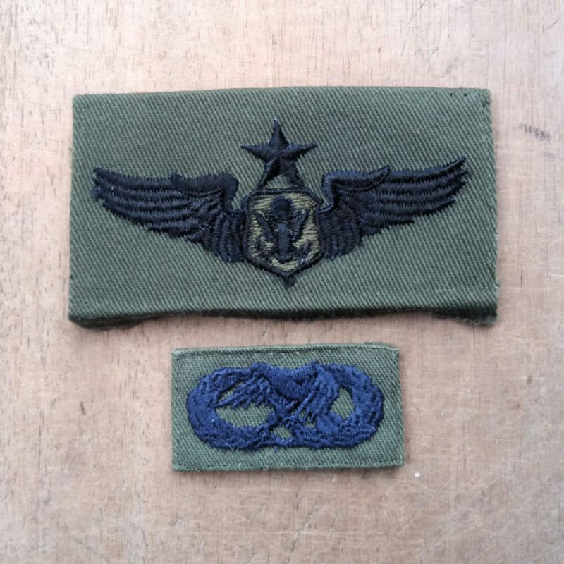 Patch Badge Bordir Us Army for USAF Second Original Cabutan