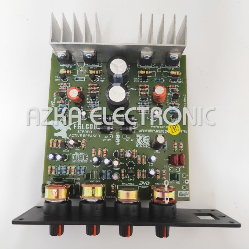 Kit Power Amplifier Speaker Aktif Stereo 1400W PMPO