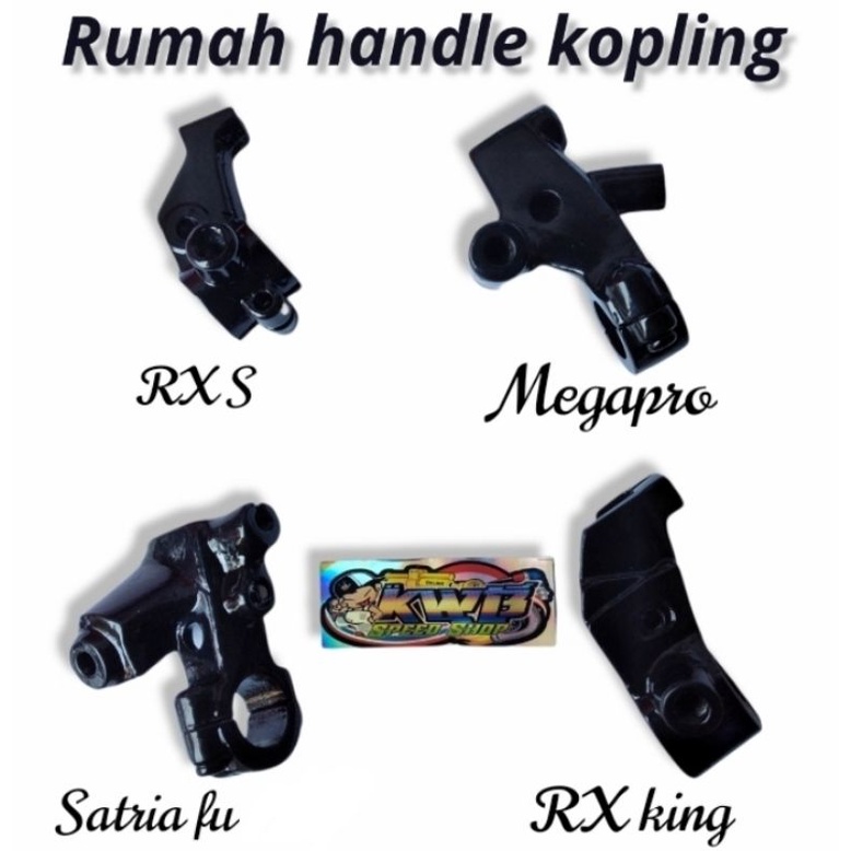 Dudukan rumah handle kopling fiz r / rxs / rx king / satria fu / megapro rumah handle kiri fiz r, rx s, rx king, megrapro, mp, satria fu, fu 150