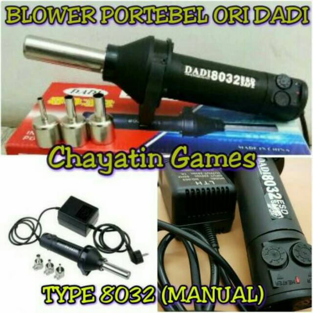 BLOWER PORTABLE / PORTEBEL ORI DADI TYPE 8032 (MANUAL / ANALOG)