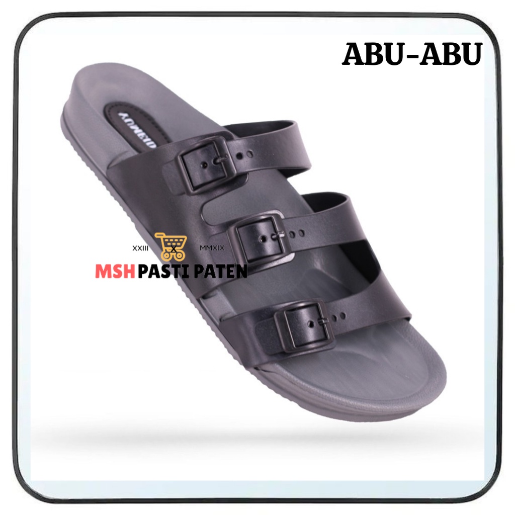 YUMEIDA GT 9071 UKURAN 38-43 Sandal selop pria dewasa bahan karet Sandal gesper pria