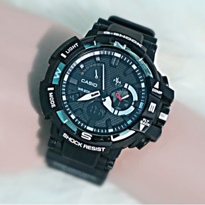 TERBARU JAM TANGAN CASIO G SHOCK GWA 1100 PETA HITAM PUTIH