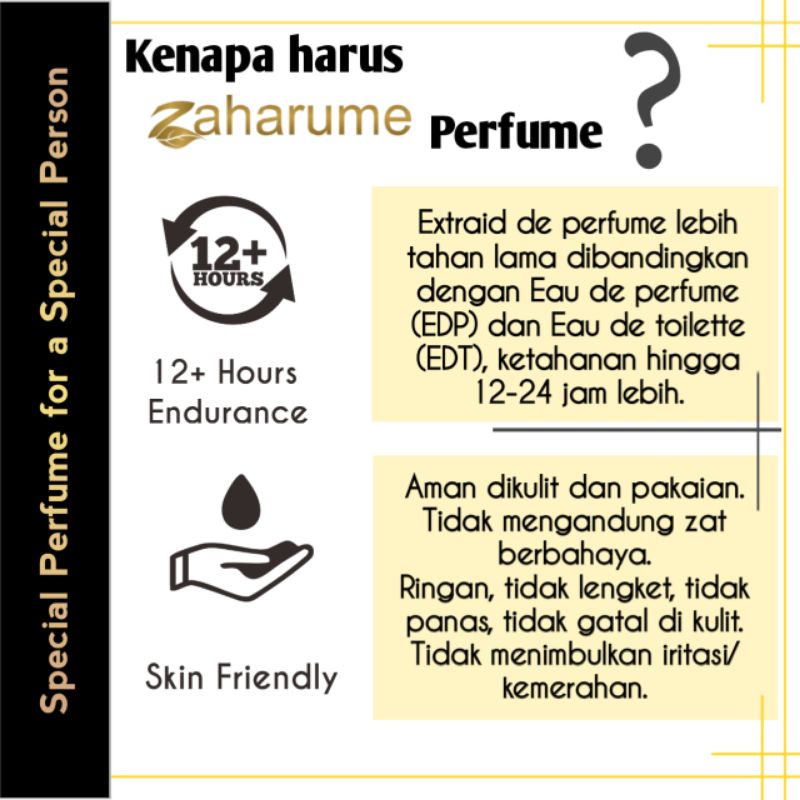 Zaharume Parfum English Pear &amp; Freesia No. 103 Parfum Tahan Lama Inspired Parfum Wanita