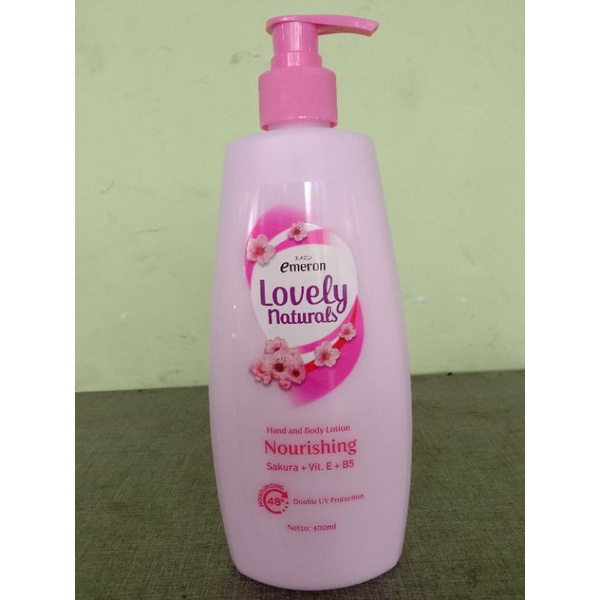 Emeron Lovely Naturals Body Lotion Nourishing Sakura 400Ml