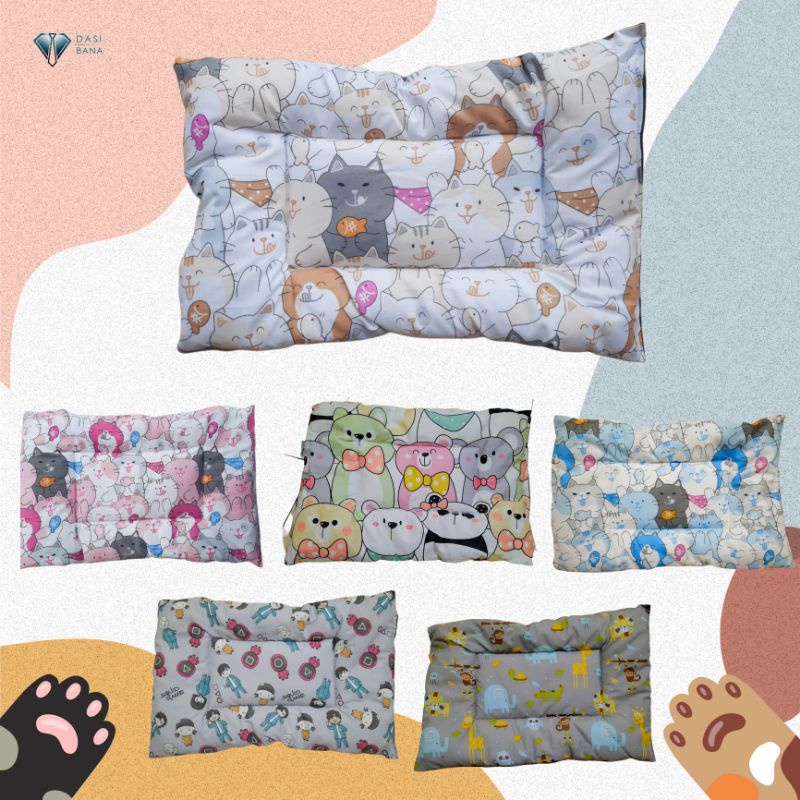 Alas Tidur Kucing | Bantal Kasur Kucing Motif