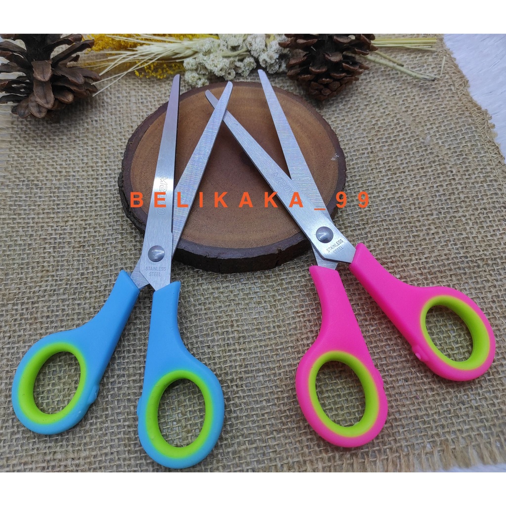 GUNTING TANGGUNG WARNA TAJAM MURAH MEREK MONTANA M2000 / MONTANA SCISSORS / M2000 SCISSORS / GUNTING RENTENG ISI 12 PCS / SCISSORS