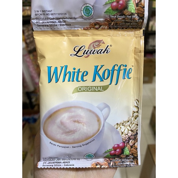 

Kopi Luwak white coffee bubuk isi 10 sachet