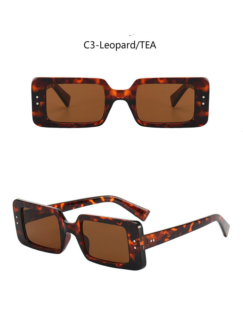 2021 new square ins trend European and American fashion small frame men's and women's sunglasses