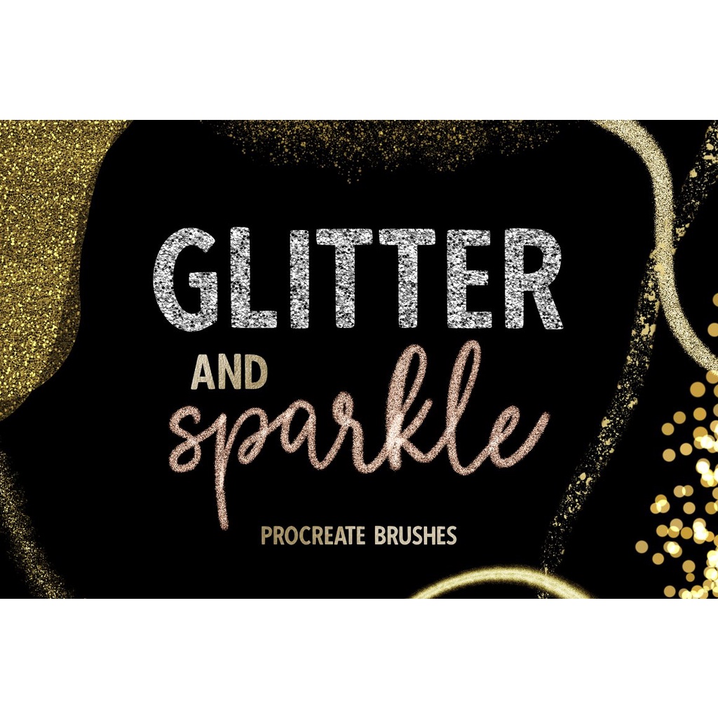 Procreate Brush - Glitter &amp; Sparkle for Procreate