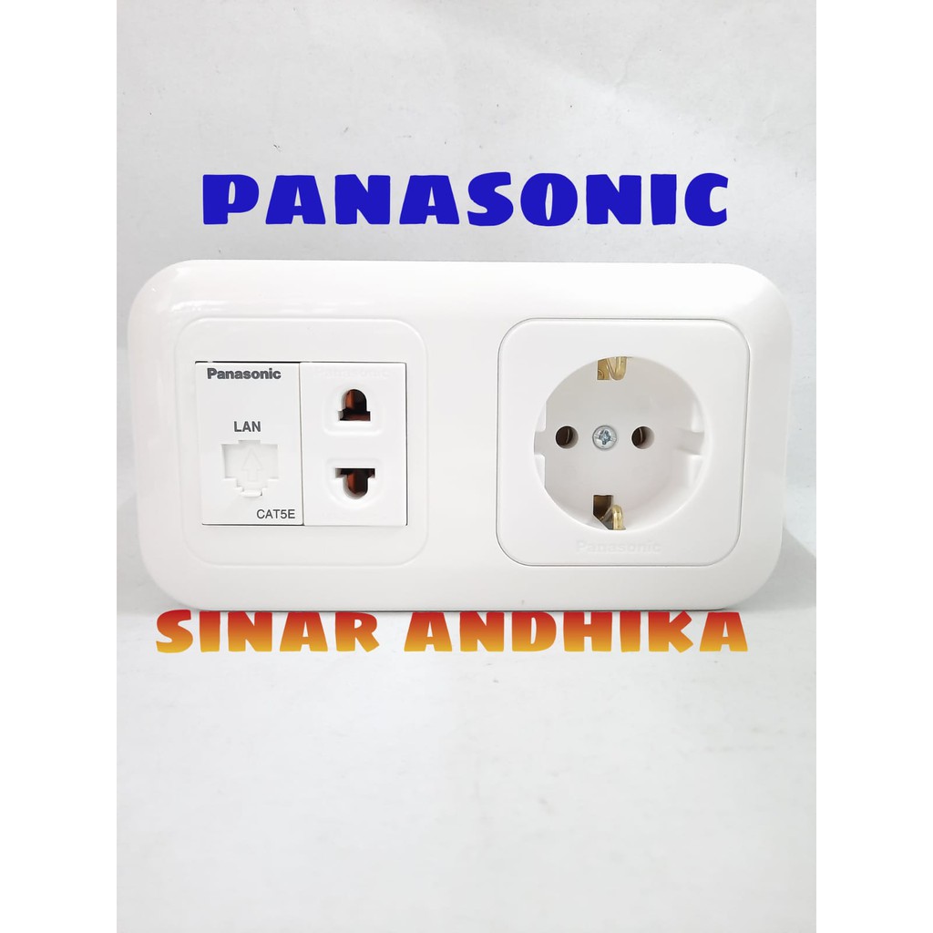 STOP KONTAK NON CP+MODUL DATA CAT 5E+UNIVERSAL PANASONIC WEJP 11312-7 8819