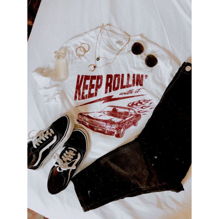 Keep Rollin T-shirt | crbn_cloth | cirebon cloth