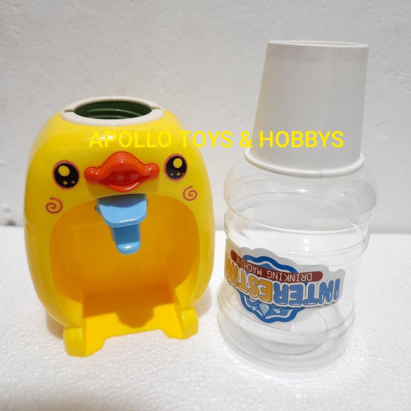 (PROMO) MAINAN ANAK MINI DUCK WATER DISPENSER BISA DIISI AIR BENERAN / MINI DISPENSER ANAK