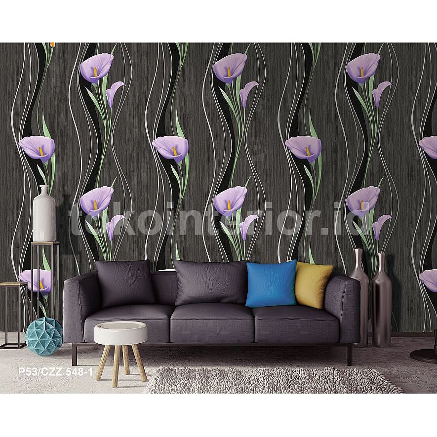 Wallpaper Dinding Motif Bunga Lily Vertikal Ungu Yellow Wallpaper Dinding Motif Bunga Lily Vertikal Ungu Yellow