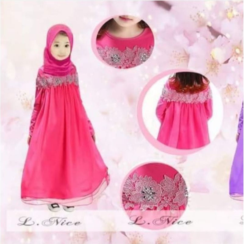 Gamis anak L.Nice
