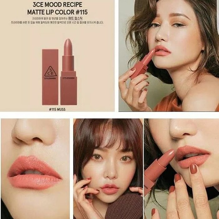 3ce Mood Recipe Matte Lip Color 115 Muss Recipe All You Can Eat 