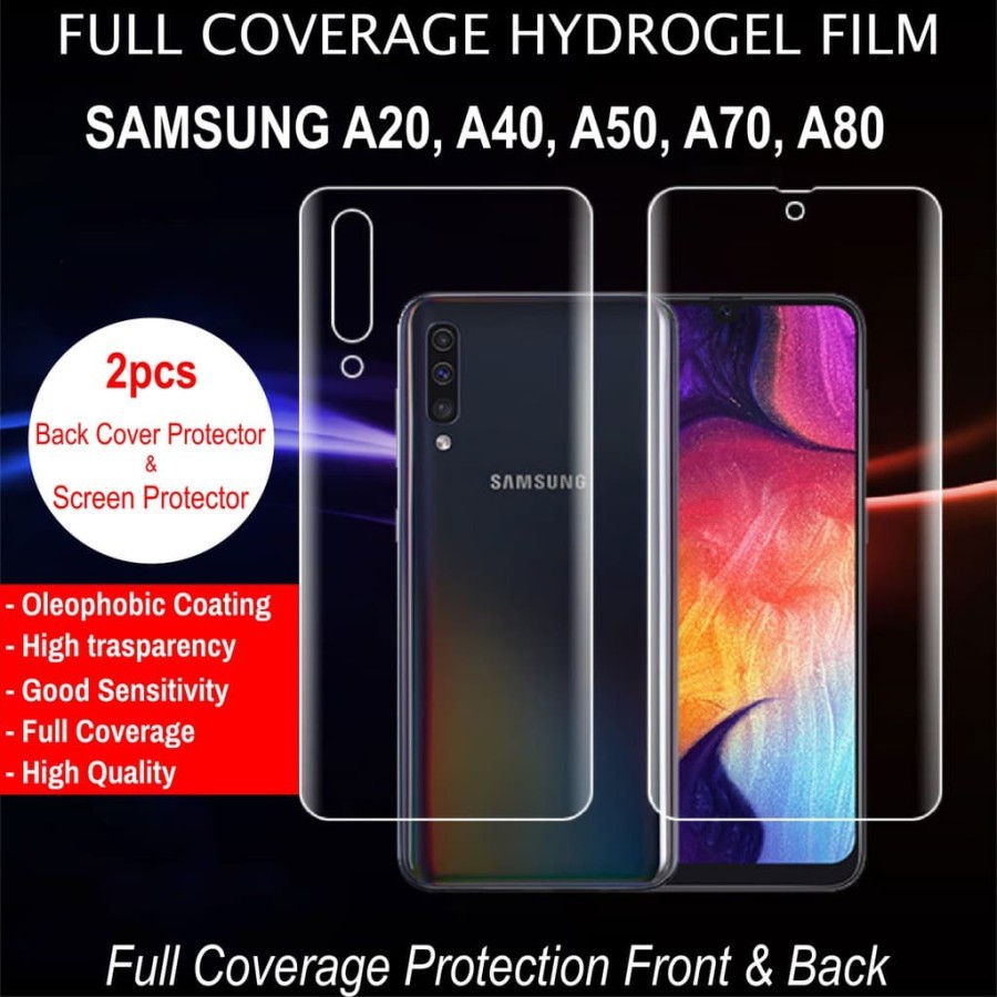 Hydrogel Screen Protector Anti Gores Xiaomi Pocophone Poco C40 M3 C3 X3 NFC F2 Pro F1 Depan Belakang