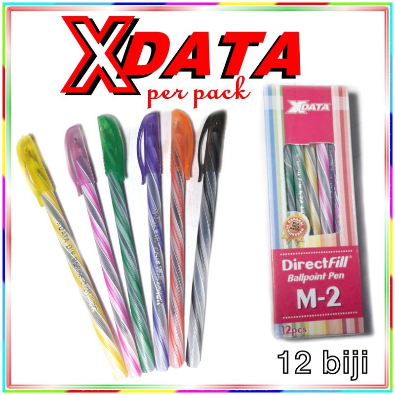 

1 Lusin isi 12pcs bolpoin xdata