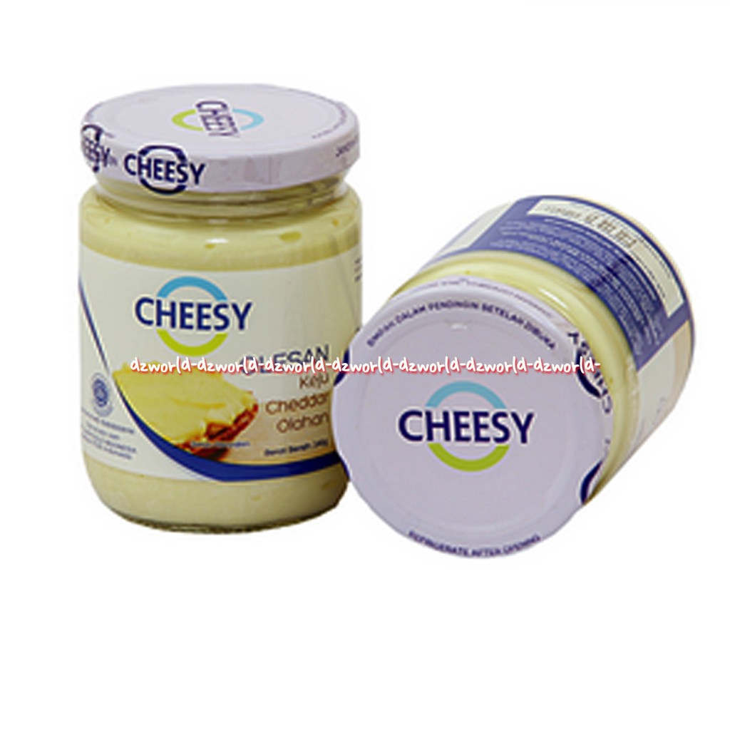 Cheesy Olesan Keju Olahan Rasa Asap 240gr Selai Keju Di Botol Jar Cheese Chesy