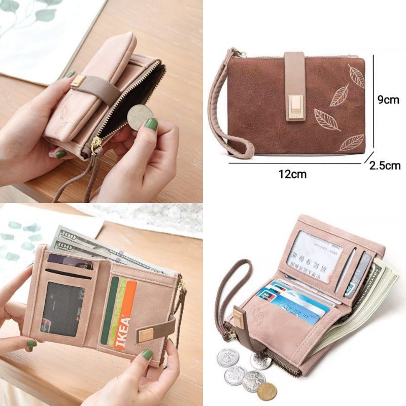 Alona Wallet Dompet Lipat Wanita Prettyzys Dompet Kartu