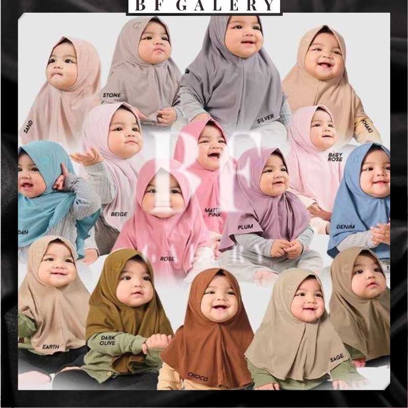 BFJ022 Hijab Maryam Anak Jersey Jilbab Bergo Anak Bahan Jersey Bahan Lembut Murah Jakarta