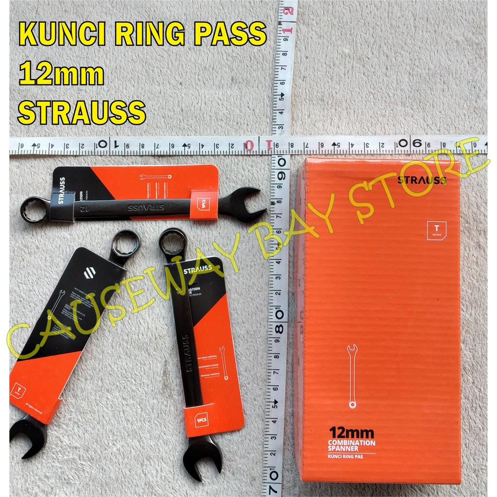 KUNCI RING PASS 12mm STRAUSS