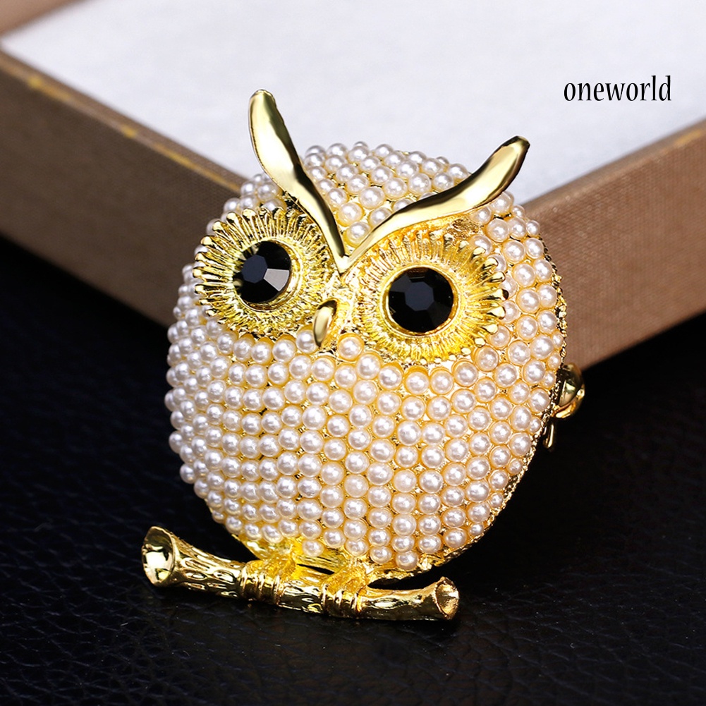 OW@ Hot Lovely Women Owl Animal Brooch Pin Wedding Bridal Brooches Jewelry Xmas Gift