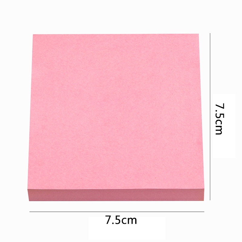 100 Sheets Korean Cartoon-Shaped Colored Sticky Notes Memo Notepad Office Guestbook