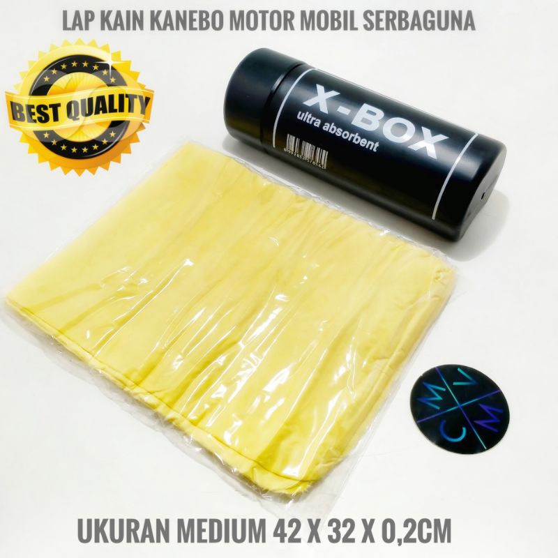 [BEST QUALITY] Lap Kanebo Jumbo / Medium Motor Mobil Serbaguna
