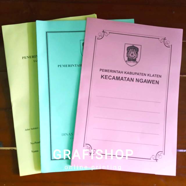 

Stofmap Custom cetak pakai Kop Intansi / Organisasi / Lembaga / Perusahaan