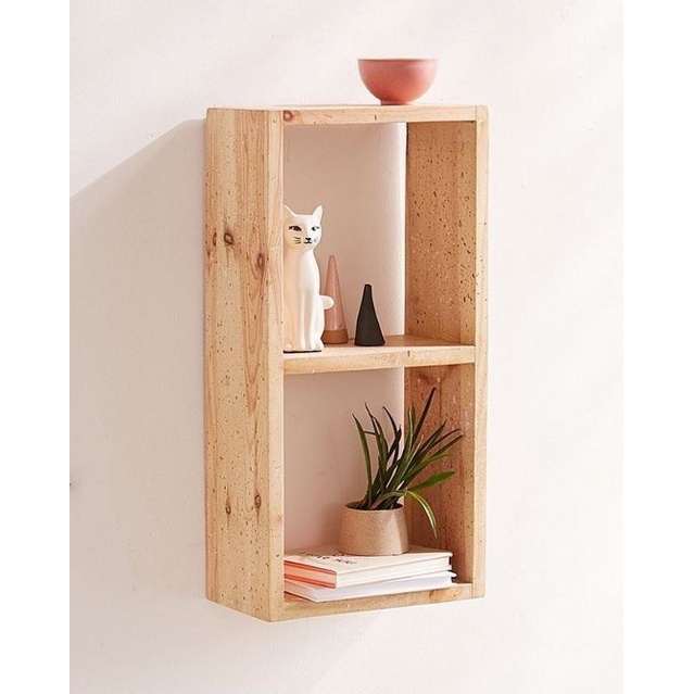 Rak Dinding Kayu, Rak kayu persegi, paling dicari, rak Dinding serbaguna, rak perhiasan