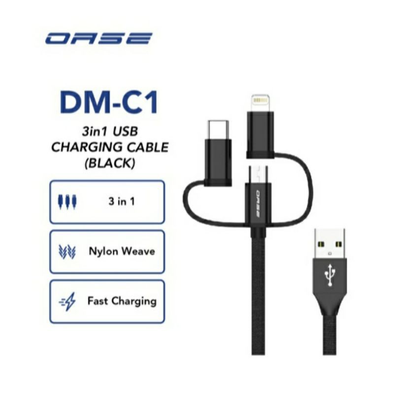 OASE USB CHARGING CABLE 3 IN 1