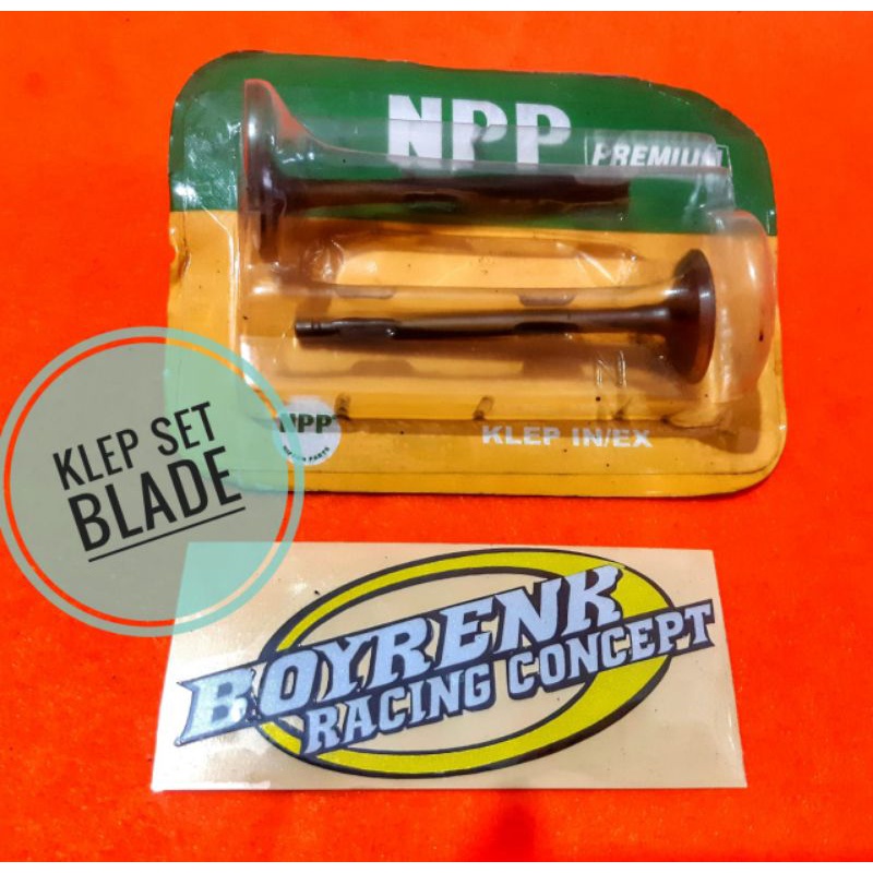 KLEP SET/ PAYUNG KLEP BLADE NPP PREMIUM - BOYRENK RACING