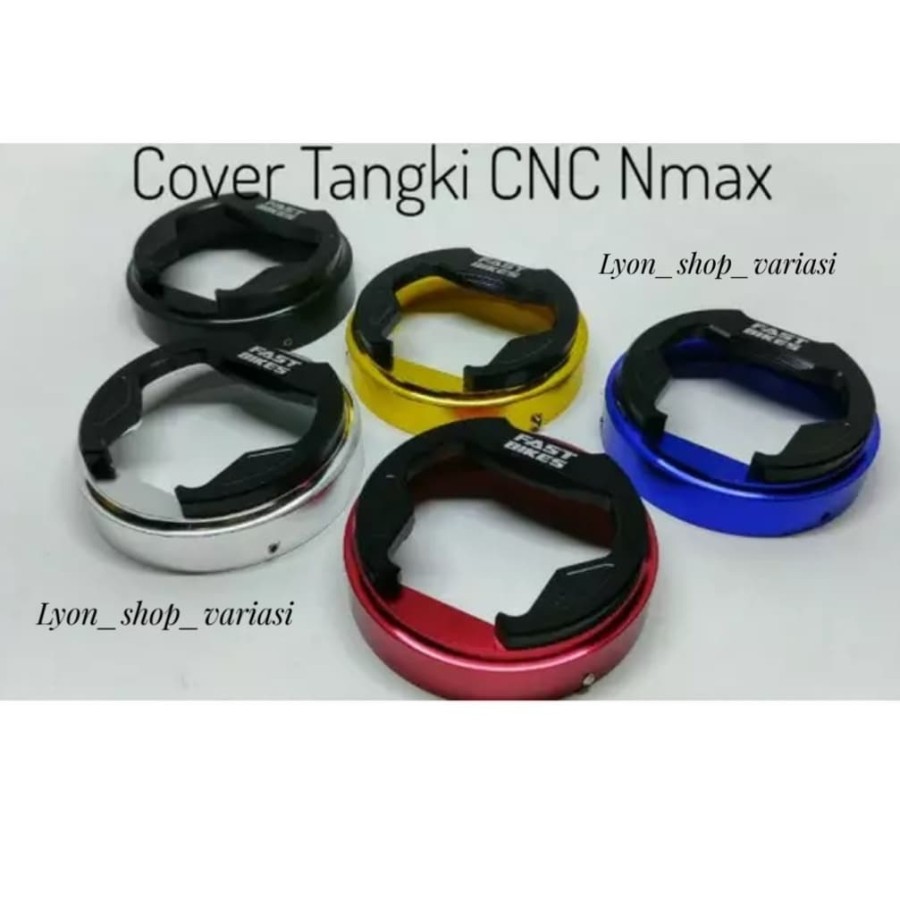 Cover tutup tangki cnc Nmax - Biru - MF AKSESORIS MOTOR