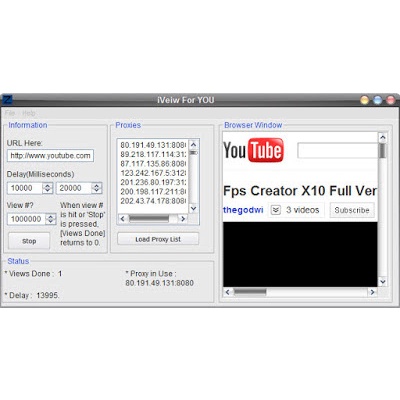 Software Iviews Youtube Automation view Bot Automatic