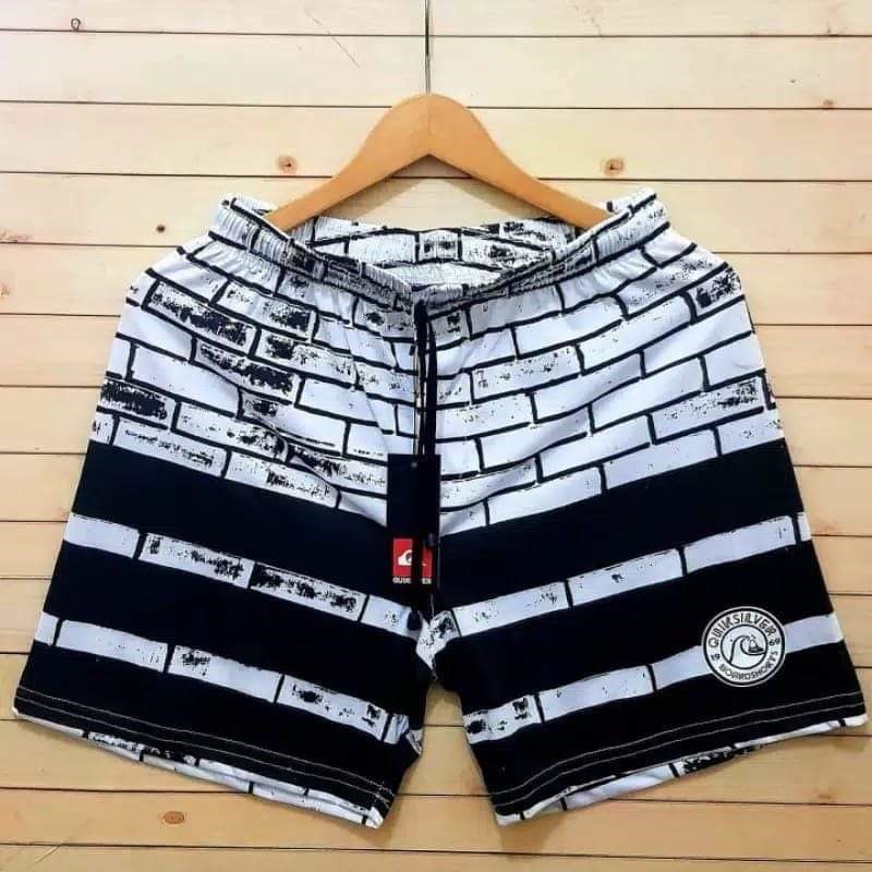 BEST SELLER 1 - BOXER PRIA WANITA| CELANA DALAM PENDEK KOLOR BOXSER PANTAI BAHAN KATUN BOKSER DISTRO SURFING PREMIUM PANTAI SANTAI RENANG COWOK PRIA WANITA CEWEK LAKI LAKI COWO PEREMPUAN REMAJA DEWASA-Brick Black