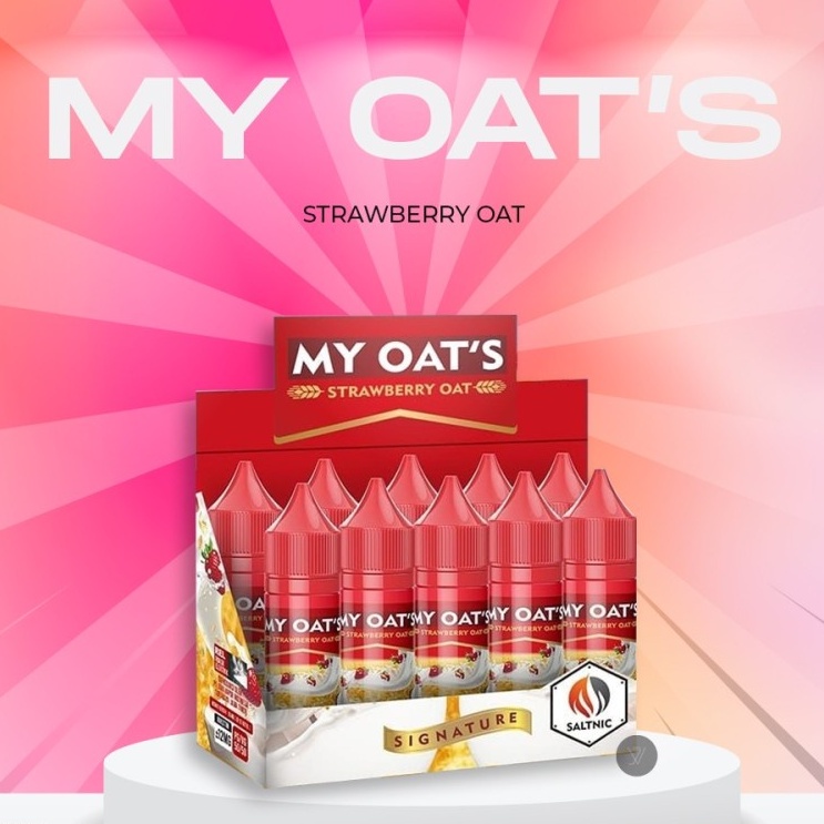 My Oats Strawberry Oat Salt Nic 15ML by IDJ