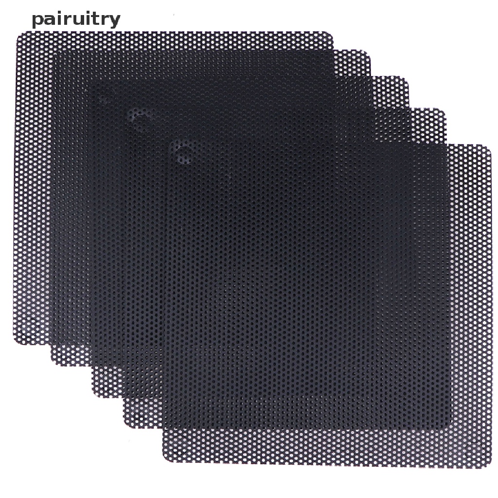 Prt 5Pcs Jaring Mesh Cover Kipas Angin PC Bahan PVC Anti Debu Ukuran 8cm PRT