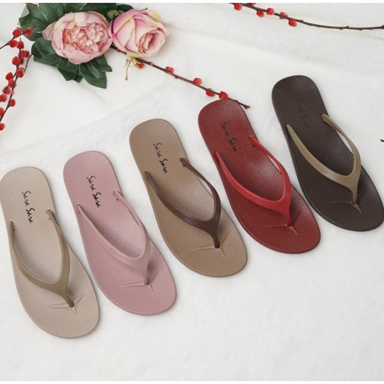 Sara Sara JESSICA Sandal Jepit Wanita sandal  teplek sandal flat Terbaru