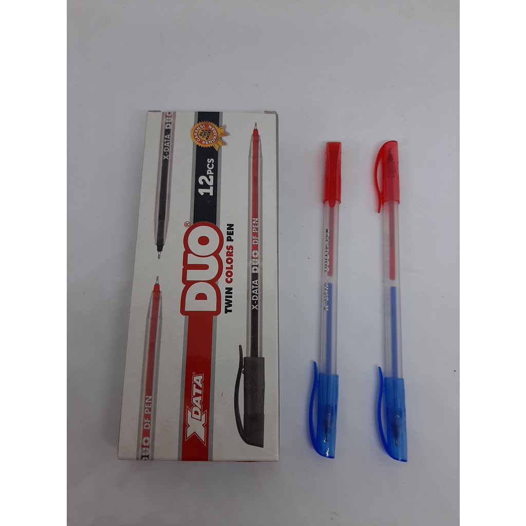 

Bolpen Xdata Duo Hitam & Biru / Biru & Merah