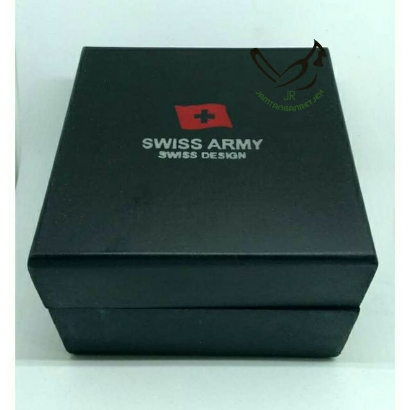 kotak jam tangan swiss army box kayu