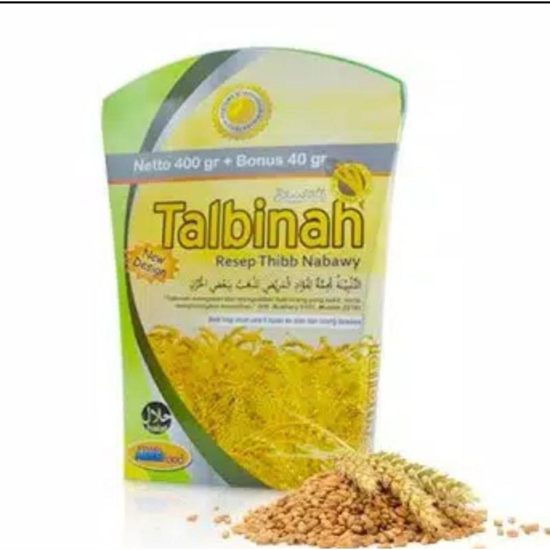 

TALBINAH Bubur Tepung Gandum Kemasan 400 gr Free 40 gr