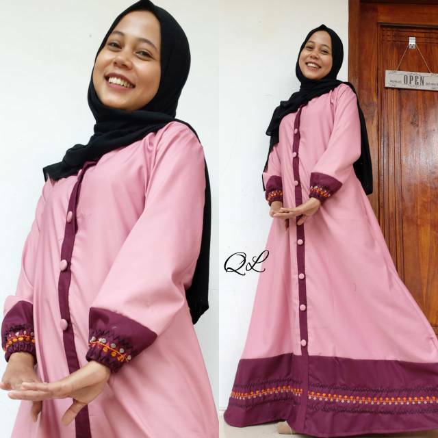 GAMIS SIMPLE BY QUEEN LAZUARD //GAMIS TOYOBO PREMIUM //FASHION MUSLIM