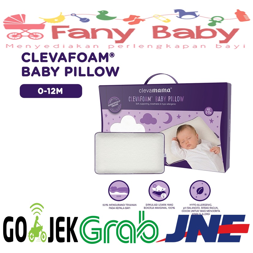 Clevamama Clevafoam Baby Pillow 0-12m