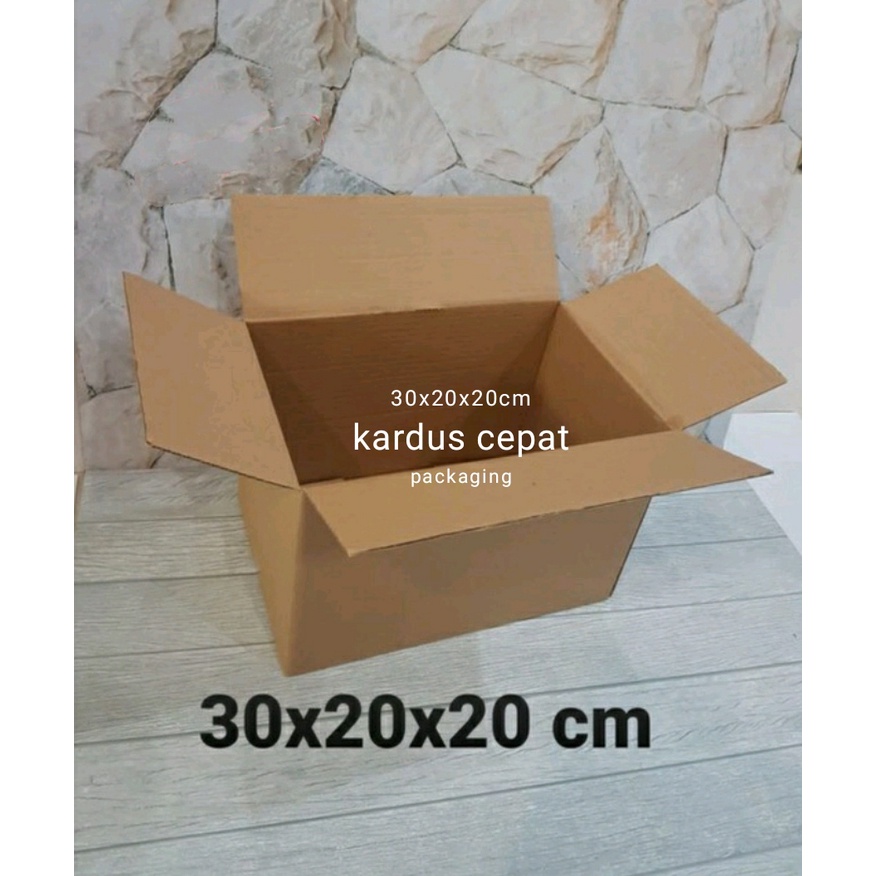 

Termurah kardus Besar 30x20x20 cm polos