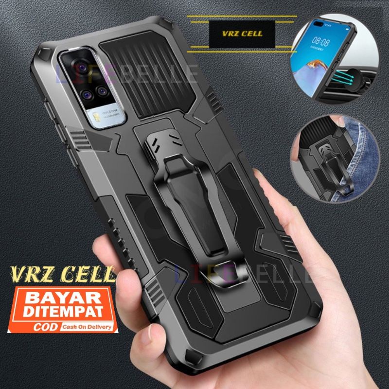 Vivo Y53S New Y53 S VIVO Y51A NEW Y51 A Y51S Hard Case Belt Clip Robot Transformer Hybrid Soft Case 