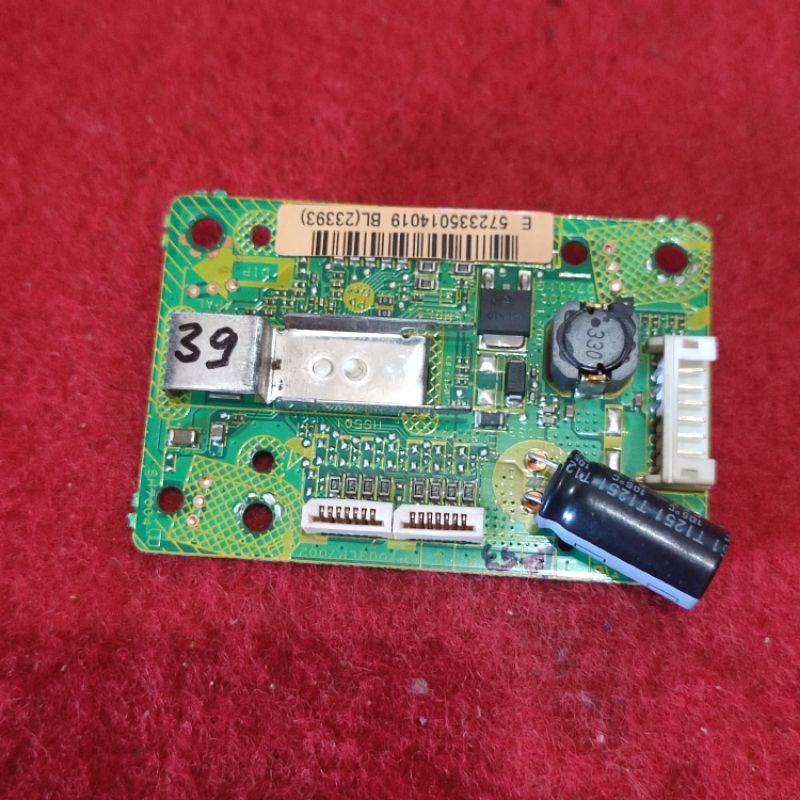 Driver inverter Backlight Tv Led Sharp LC 39LE440 M - LC-39LE440M